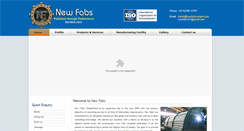 Desktop Screenshot of newfabsranipet.com